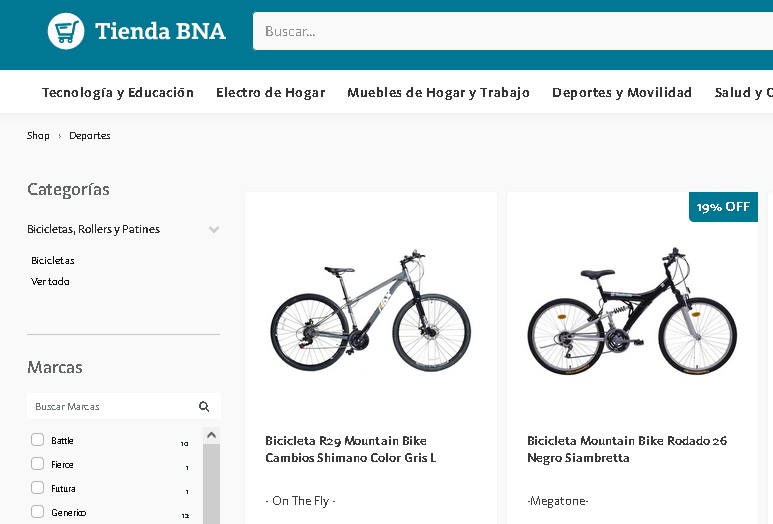 Bicicletas red online megatone