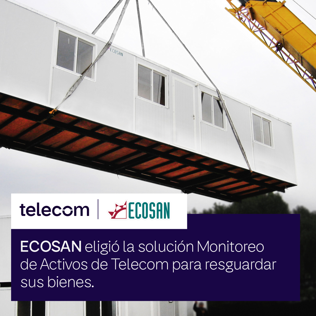 Telecom ofrece la solución Monitoreo de Activos a ECOSAN