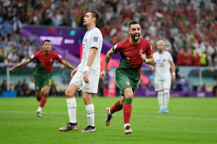 Portugal golpeó a Uruguay y se metió en octavos