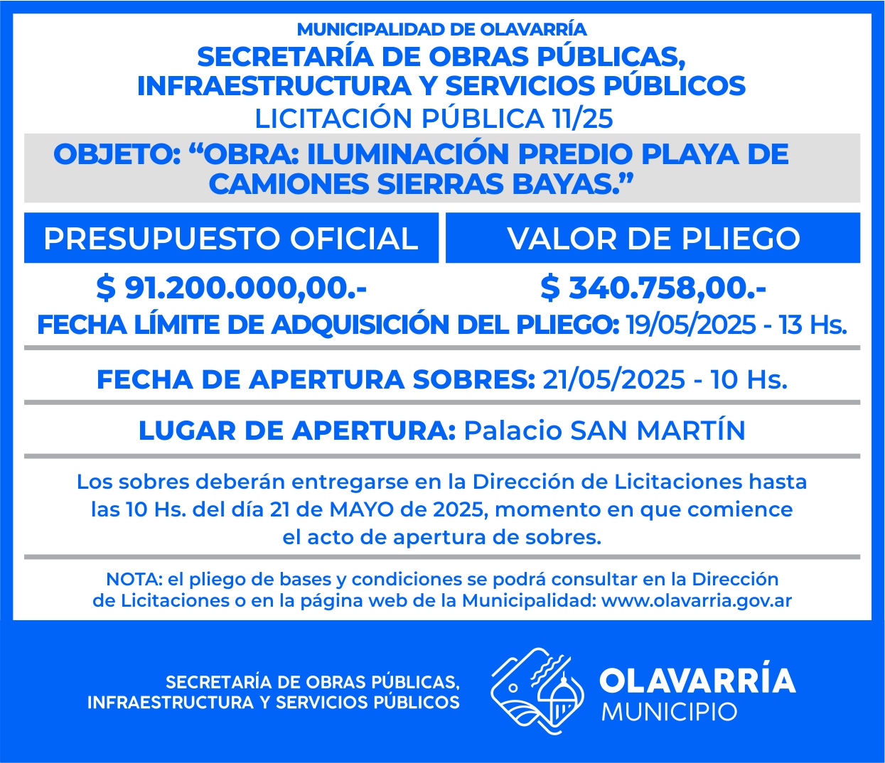 Licitacion 11 2025