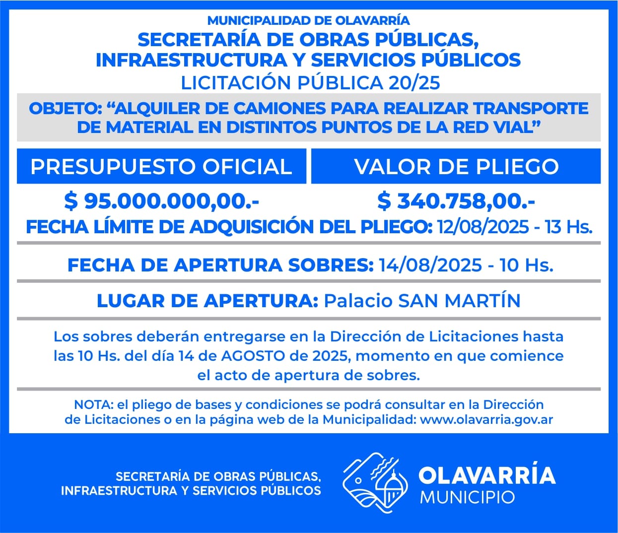 Licitación 20
