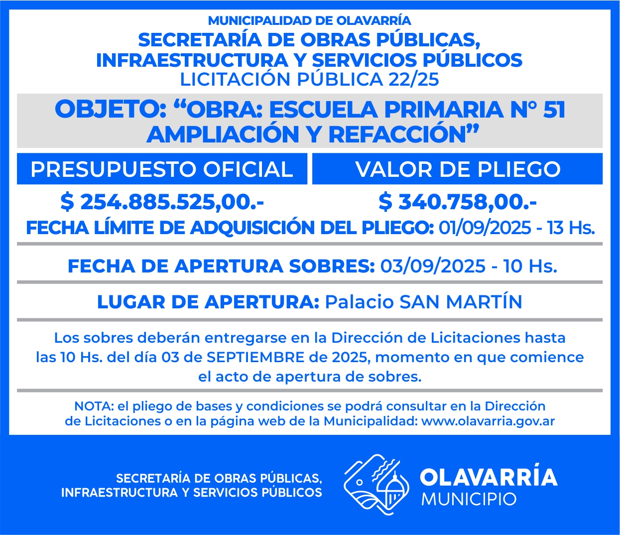 Licitacion 22 2025