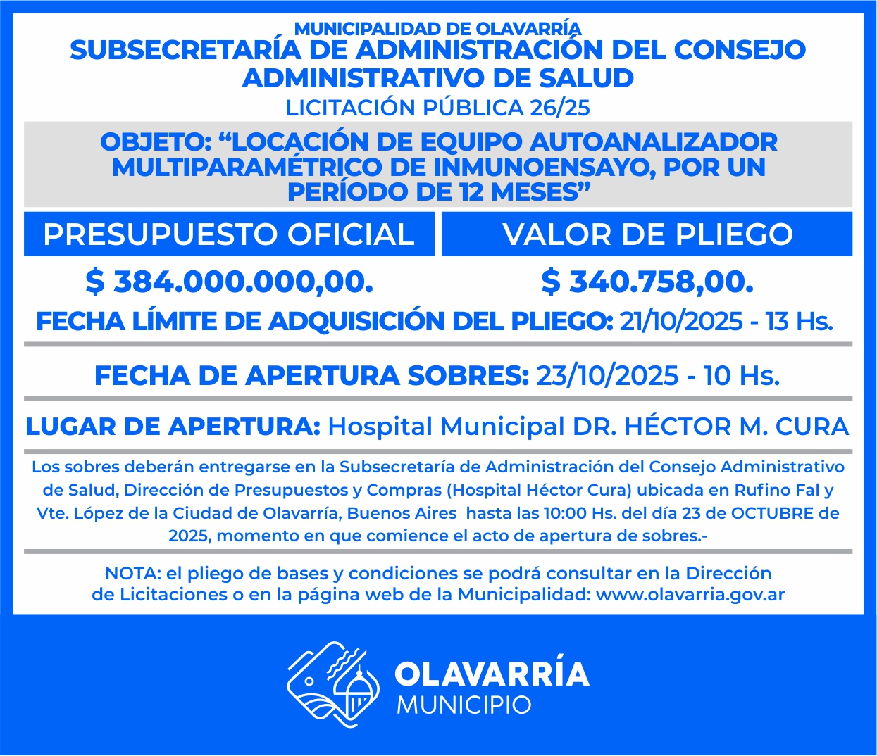 Licitacion 26