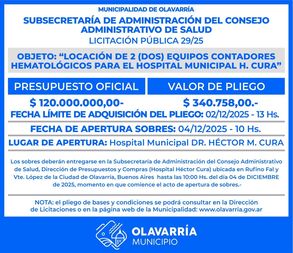 licitacion publica 29