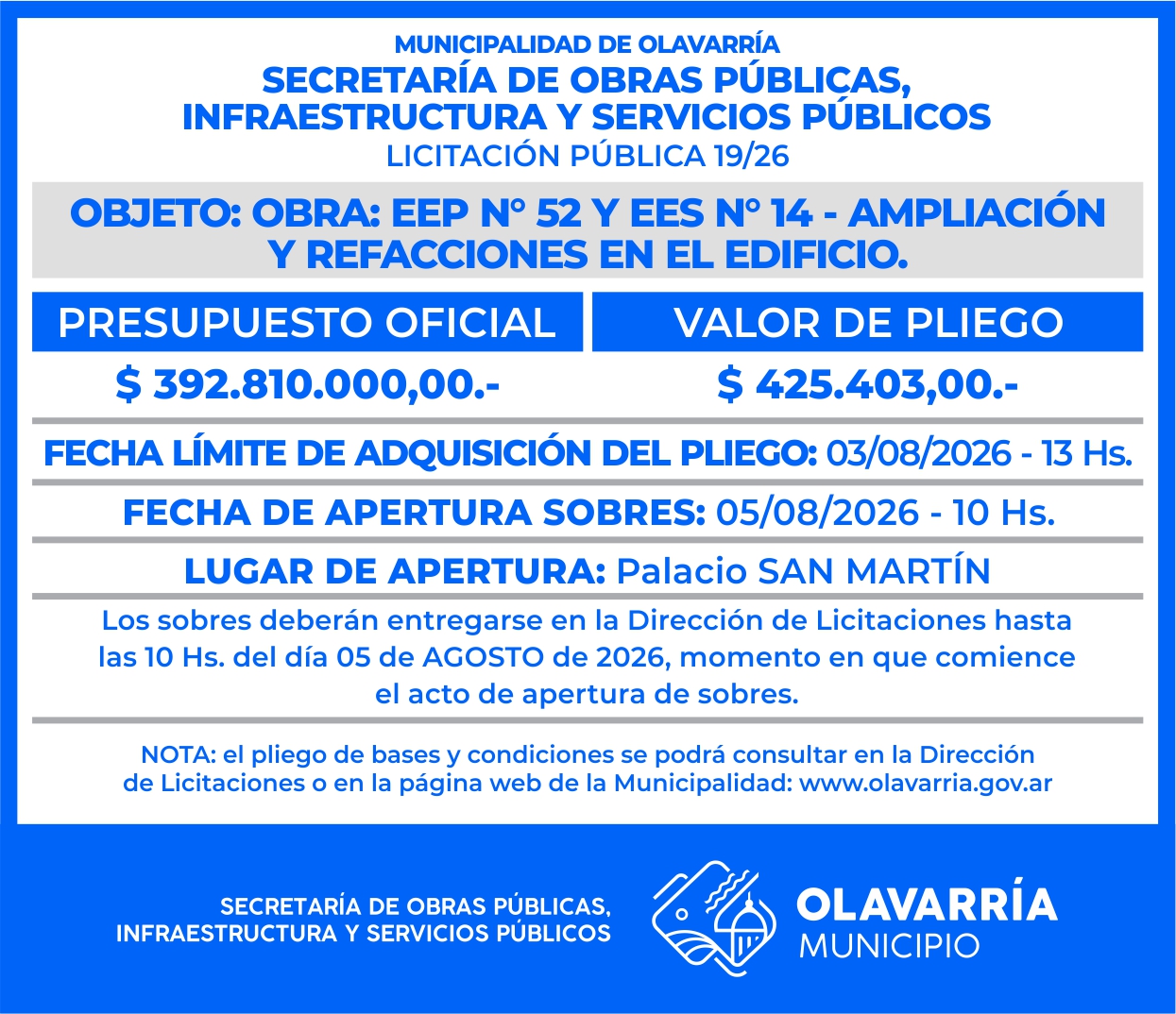 Licitacion 19